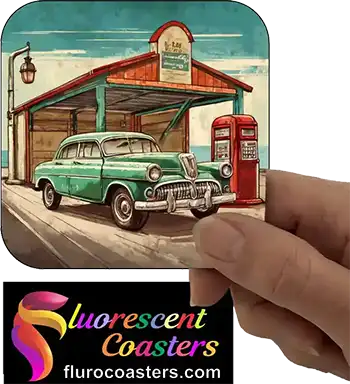  Retro Car Service Station