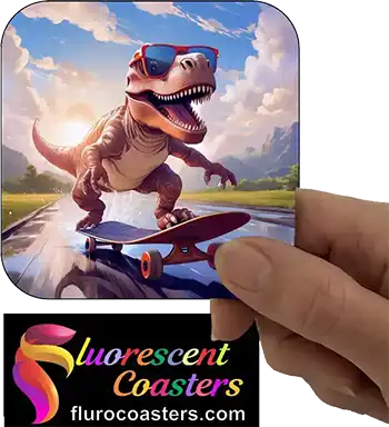  Dinosaur On Skateboard