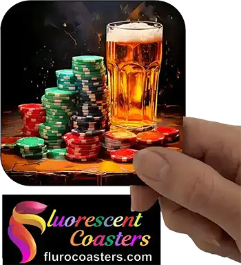  Casino Chips with Beer Glass 2