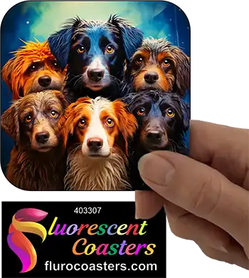 Four Dogs in Group