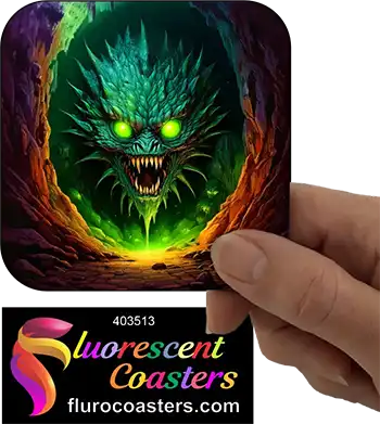 Green Dragon in Cave