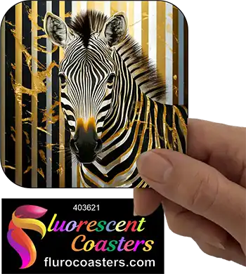 Zebra Gold Abstact